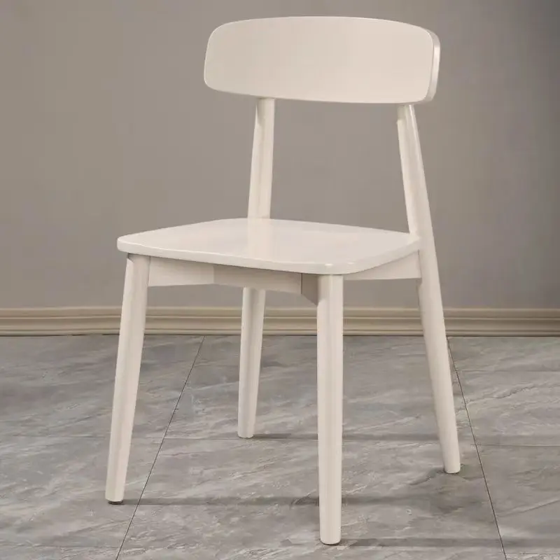 

Modern Design Solid Wood Dining Chairs for Dining Room Kitchen Restaurant Practical Hotel and Apartment Kitchen Furniture