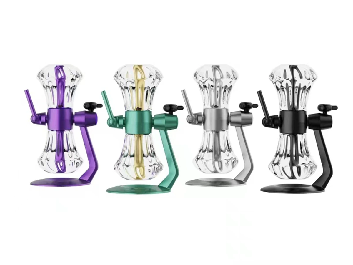 Hourglass gravity hookah 360° rotating glass hookah gravity hookah waterpipe