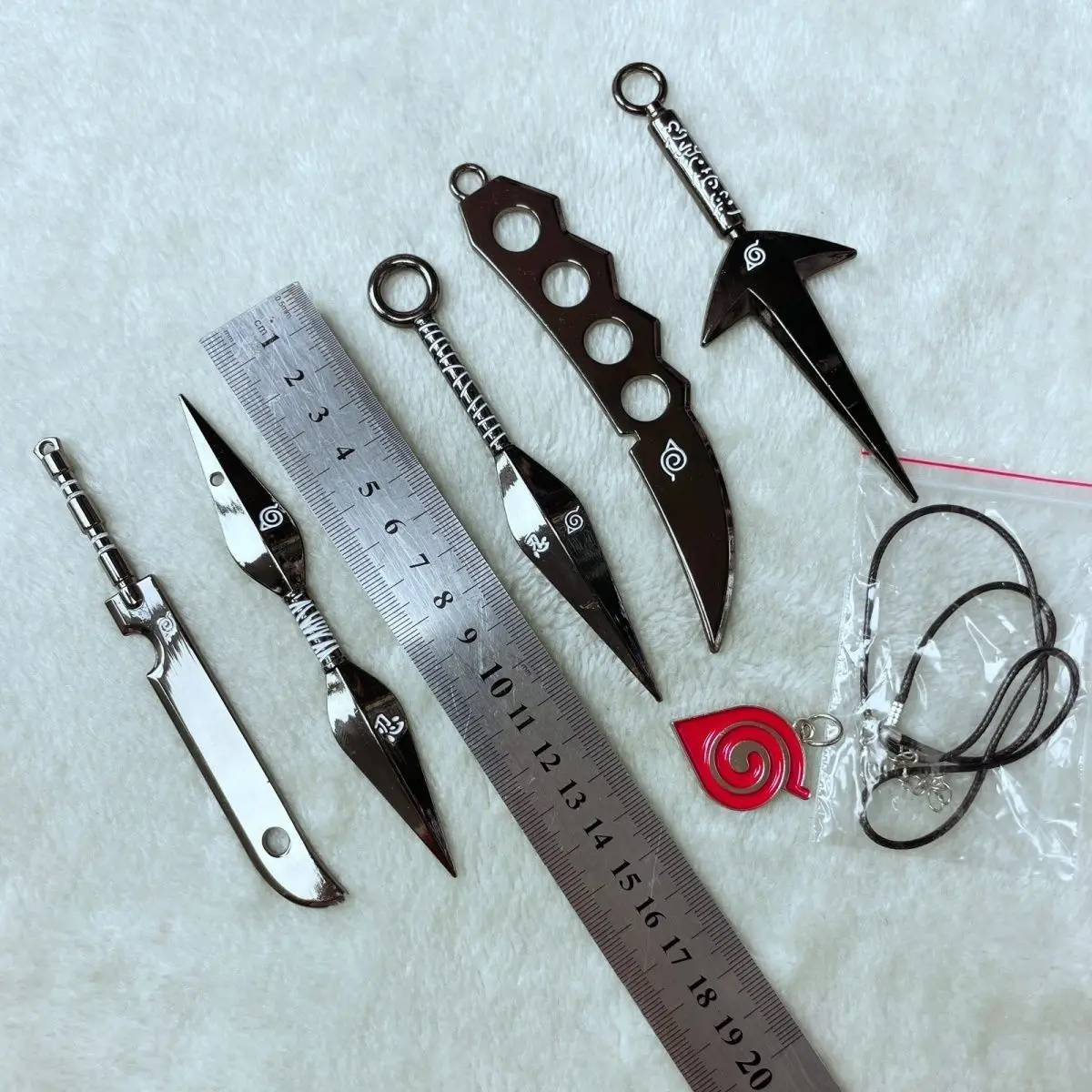 Anime Cosplay Toys Keychain Naruto Peripheral Sasuke Kakashi Alloy Model Collection Model Toy Gift With Box view 4