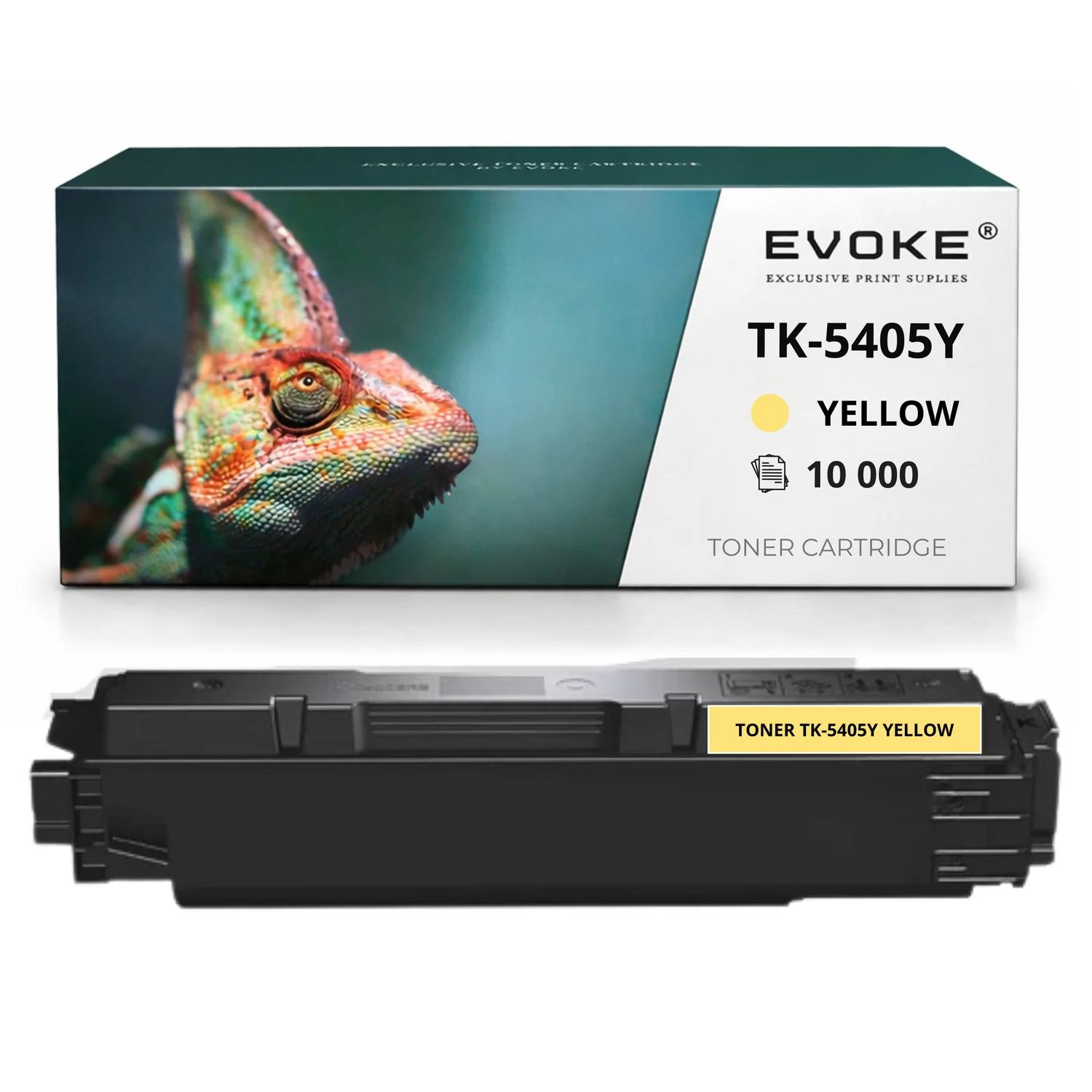 Evoke Compatibele Toner voor Kyocera Tk5405 Y Tk5405Y Tk-5405Y 1T02Z60Nl0Y Geel 10000 Pagina's Taskalfa Ma3500Ci