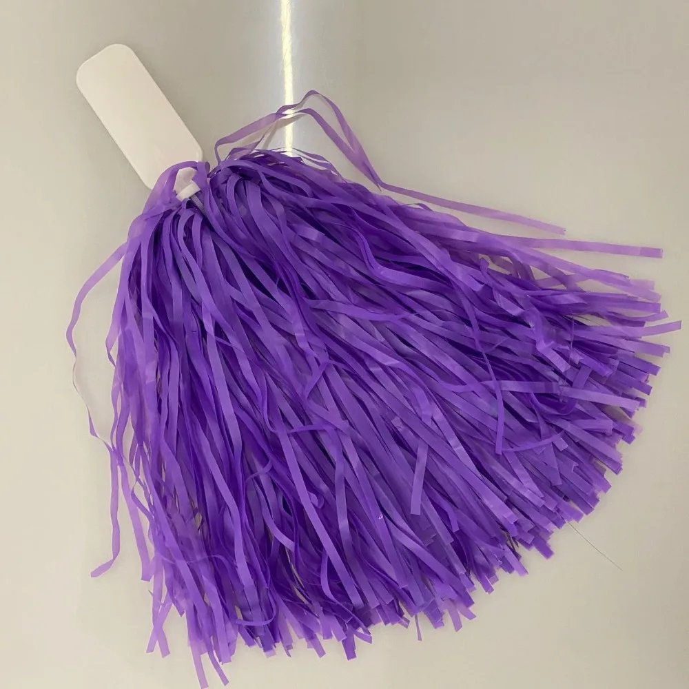 

Matte Cheerleading Pom Poms PP Flat Handle Various Festive Occasions Dance Party Decorator Festivals Competition Venues