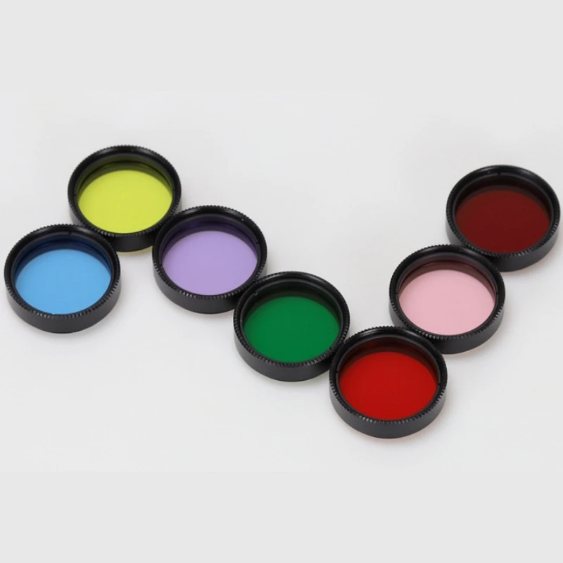 Agnicy 望遠鏡アクセサリー ナイトホーク シリーズ 第 2 世代 7 色月星雲フィルター イエロー グリーン レッド ブルー ピンク パープル オレンジ