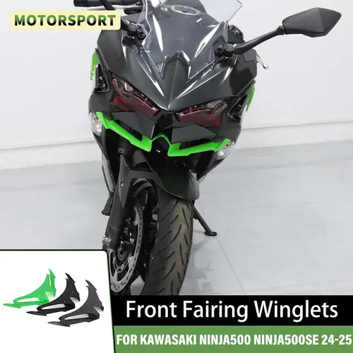 Ala delantera para KAWASAKI NINJA 500 2024 2025 para NINJA 500 carenado Winglets cubierta de boca aerodinámica protectores de protección
