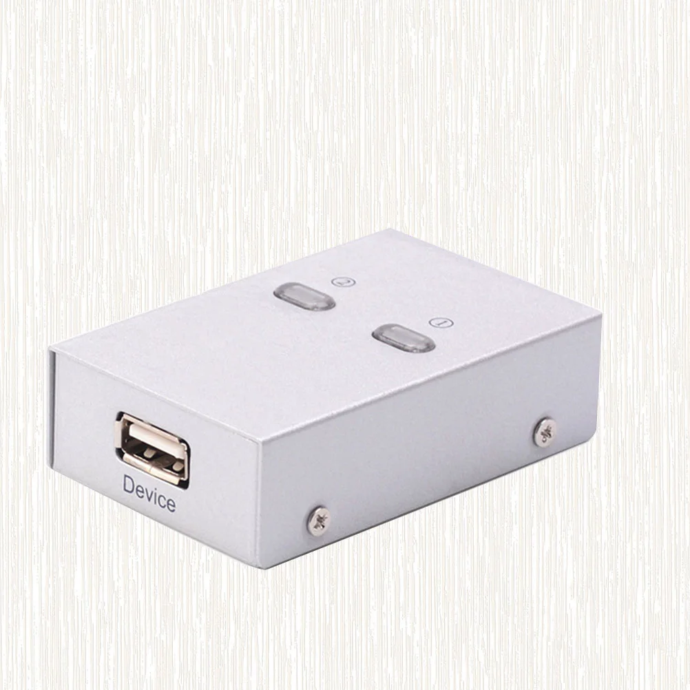 

USB 2.0 Printer Sharing Switch Box for 2 Computers with One Touch Device Sharing Support Scanner Multifunction Printer and