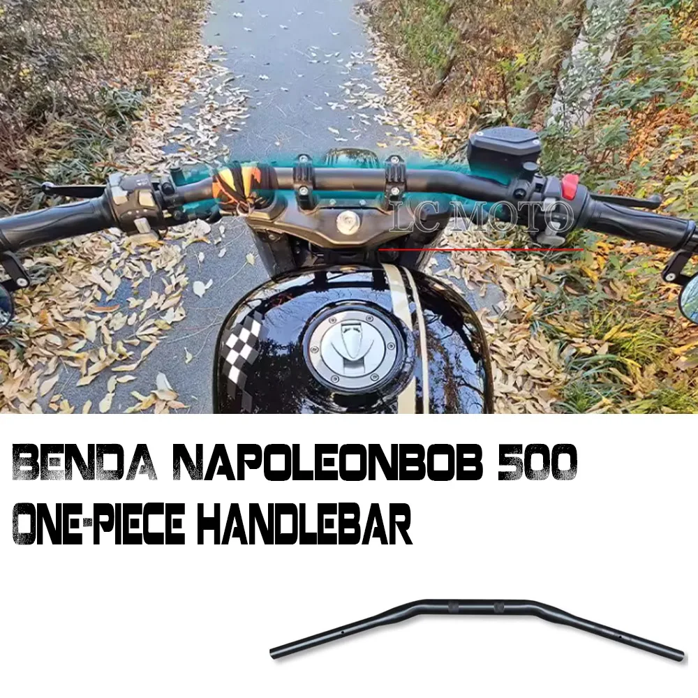 

For BENDA Napoleonbob 500 Motorcycle One-piece Handlebar Folding Rearview Mirror Handlebar Modification Accessories