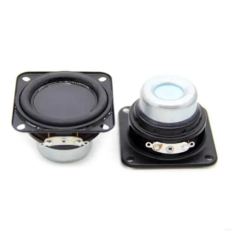 97QB 2PCS 4 ohm 15W Mini Audio Portable Speaker 47mm Full Range Ultra-Thin Neodymium Loudpeakers for DIY Home Theater