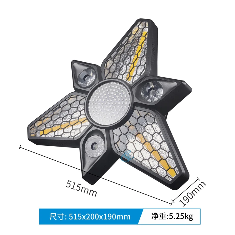LED 280W Full Color Rotating Moving Head Light Triangle Maple Leaf Retro Lights DMX Voice Control For KTV Bar Background