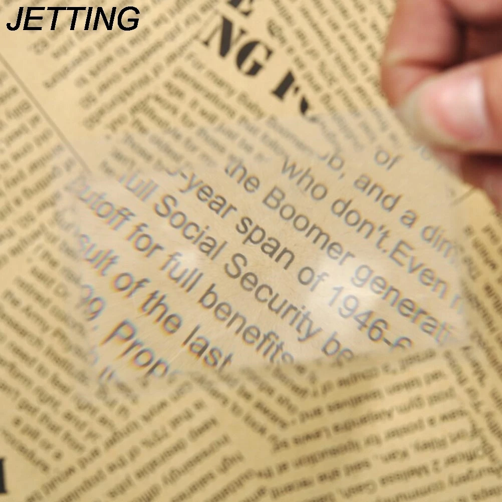 10 Pcs Mini Credit Card Size Magnifier Reading Magnifying Glasses Lens Pocket Magnifiers Portable Transparent Magnifying Glass