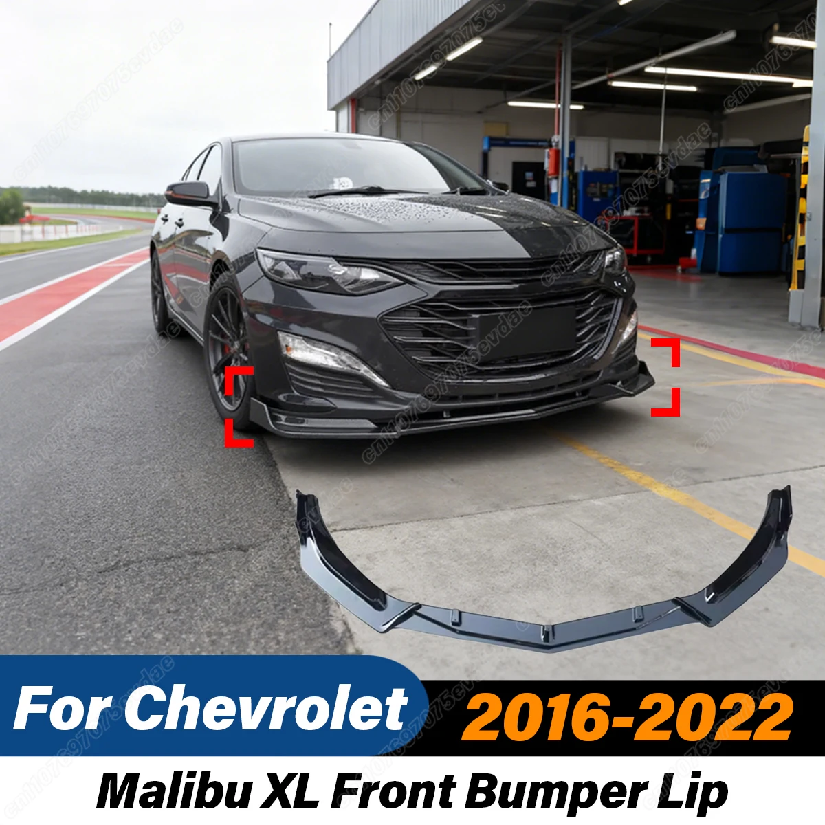 

For Chevrolet Malibu XL 2016 2017 2018 2019 2020 2021 2022 Sport Style Front Bumper Splitter Lip Exterior Accessories BodyKits