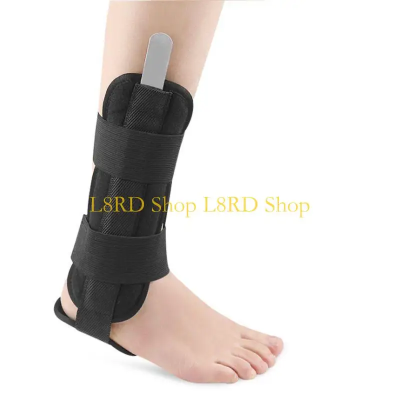 L8RD Women Men Fitness Ankle Sprain Support Brace Strap Splint Foot Heel Cover Orthotic Aluminum Protector Guard Wrap