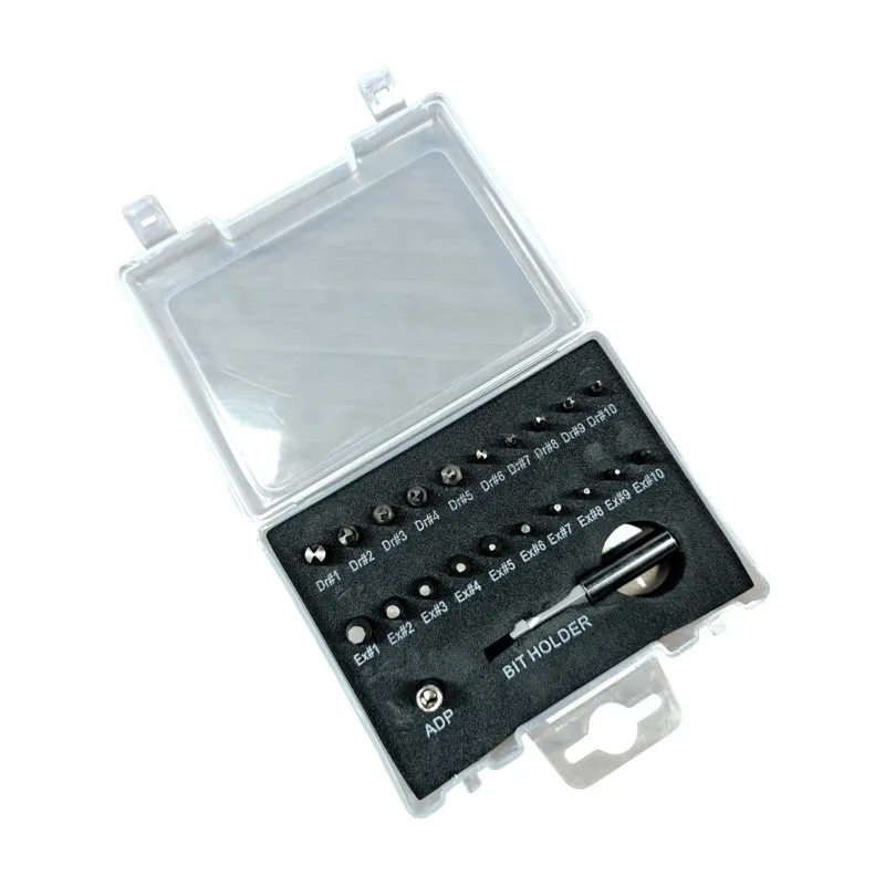 Fastener Removal Tool Kit Heavy Duty Damaged Nut& Bolt Remover Set, Stripped Screw Extractor& Rusted