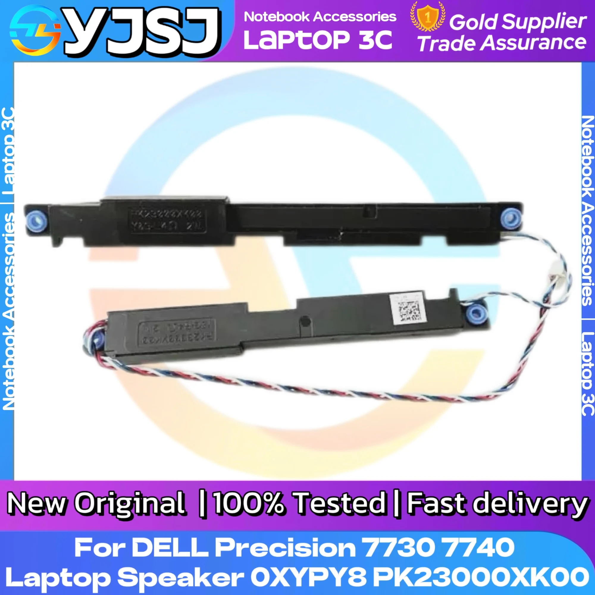 New Original Laptop Notebook Audio Speaker For DELL Precision 7730 7740 built-in speaker horn audio CN-0XYPY8 PK23000XK00