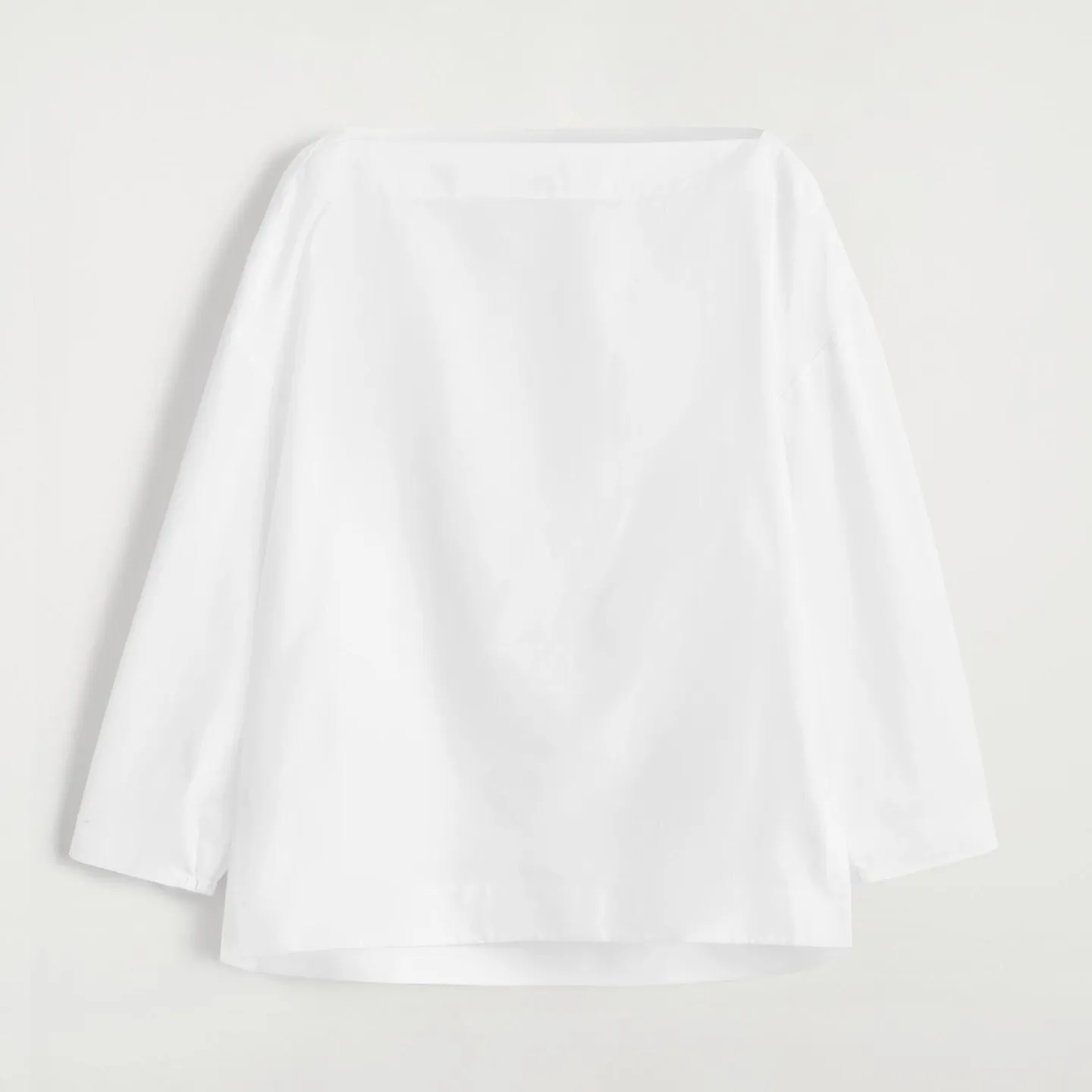 

Women's Casual Sle Boat Ne irt White Loose Fit Spring 2026 Z Brand Long Sve Casual Wear Daily Faion