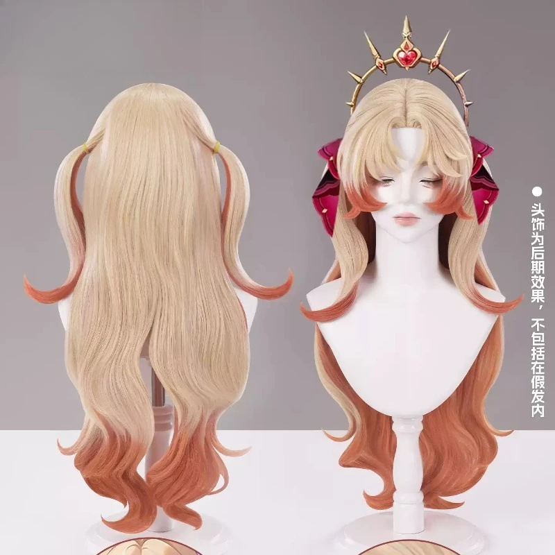 Honkai Hengrin Cosplay Wig, Fate Spirit, Fluffy Scalp Top