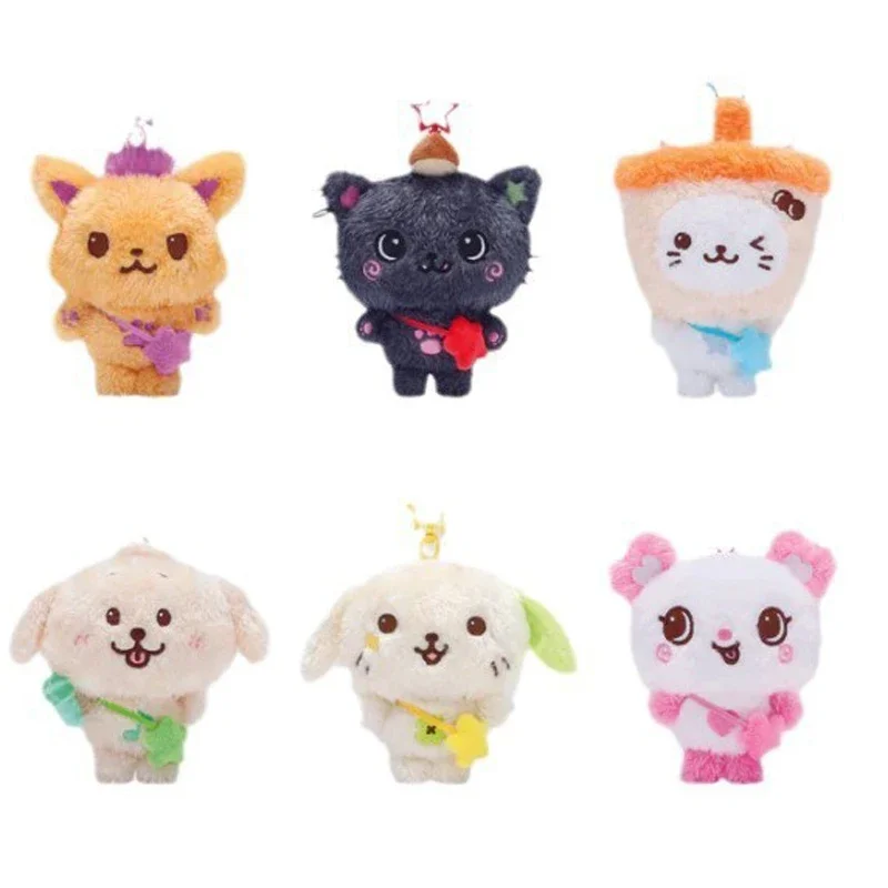 

Kpop NTC WISH Sakuya Riku Yushi Cat Plush Doll Keychain Cartoon Bag Pendant