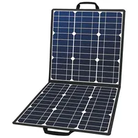 Free Shipping USA Warehouse Delivery FF Flashfish 18V 50W Watt Fabric Folding Foldable Portable Solar Panels For Outdoor Camping