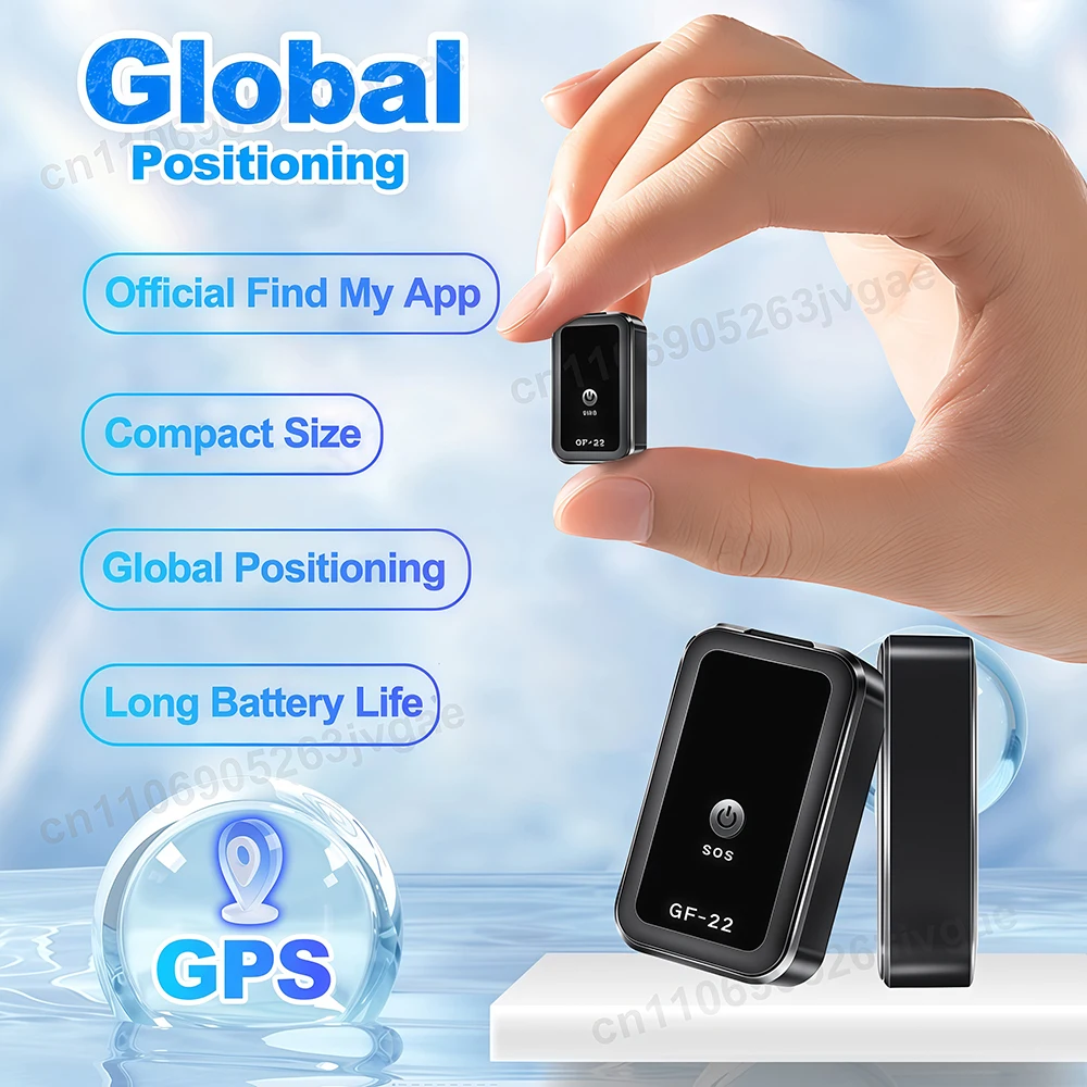 

GF22 Mini Car Tracker Real Time Magnetic GPSDevice Anti-Loss Location Tractor Precise SlMMessage Positioner SOS Alarm Device