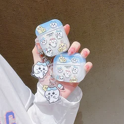 Gift Chiikawa Kawaii Headphone Case, Usagi Cartoon Character, Anti-fall, Bluetooth Charging Box, Airpods 4, 2, 3, 1, Pro, Pro2