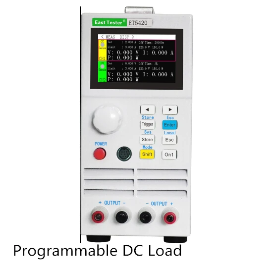 

400W 150V 40A two channel digital electronic dc load tester with USB