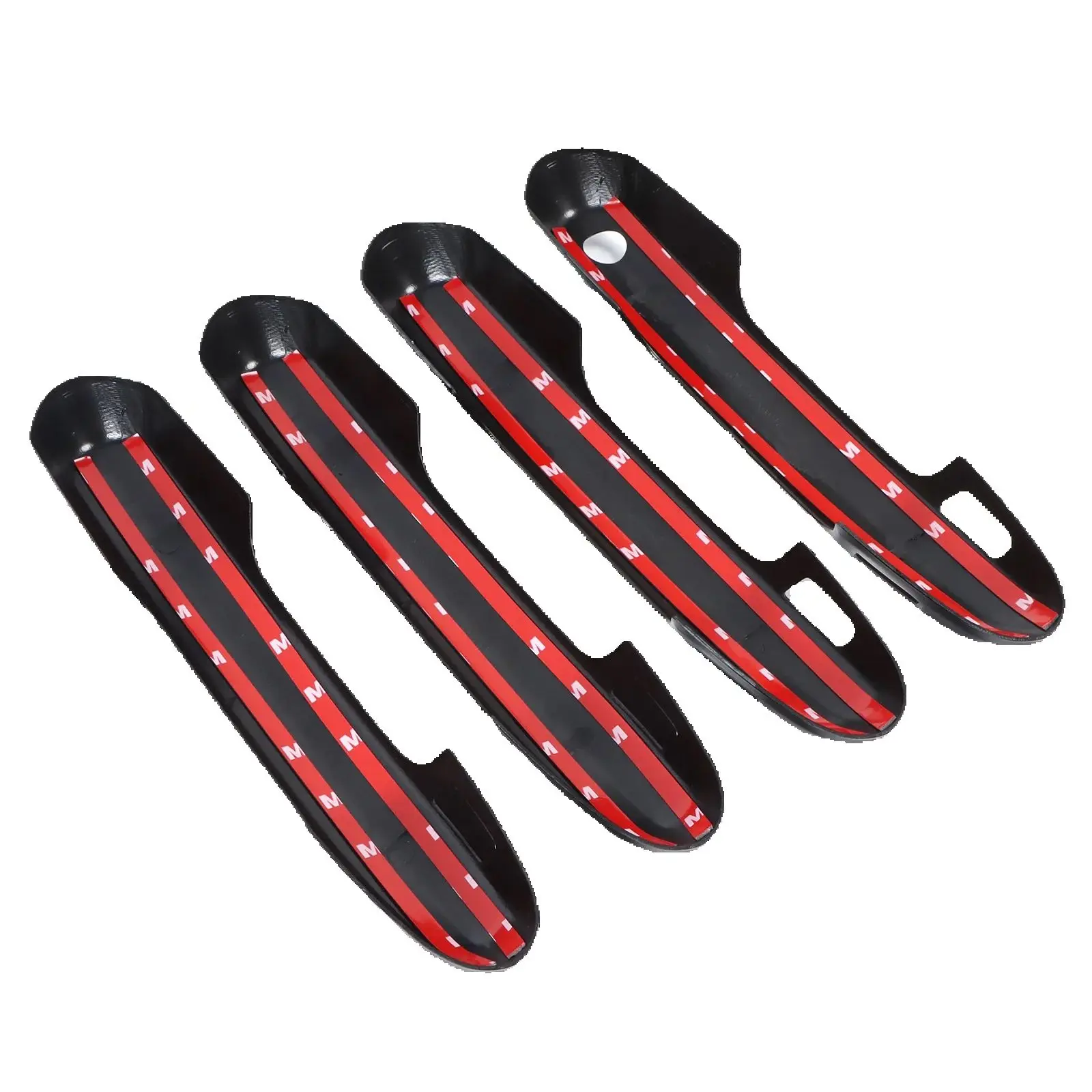 

4Pcs Front Door Handles Cover Trim FOR RAV4 2019-2024 Bright Black ABS