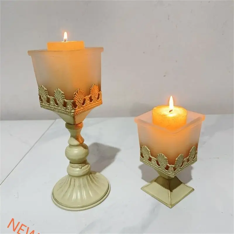 Antique Table Holders Candlestick Holders Perfect for Home Decoration and Occasion Creating Warm Atmospheres
