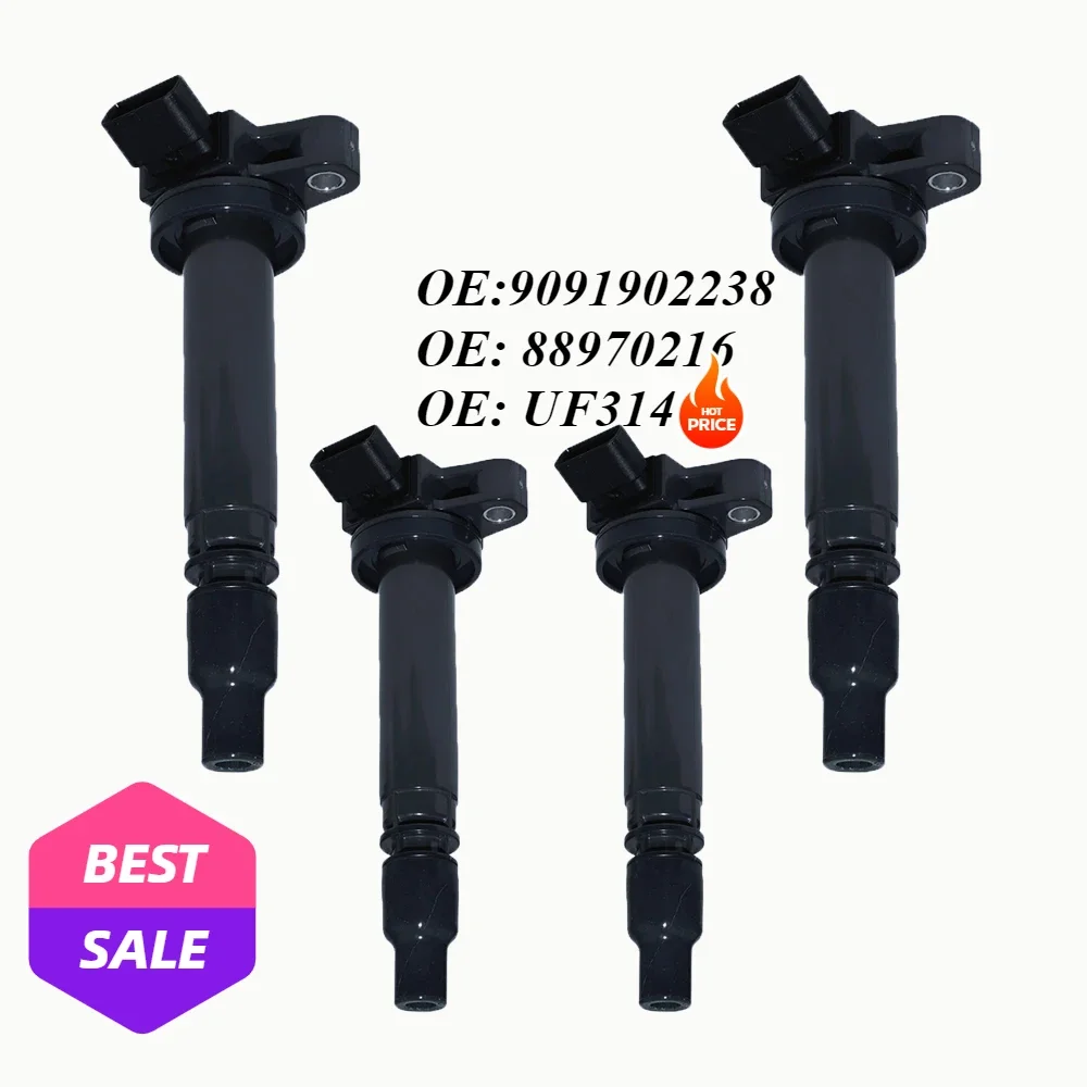 

UF314 Car Engine Ignition Coil for PONTIAC VIBE TOYOTA CELICA COROLLA MATRIX C1306 9091902238 88970216