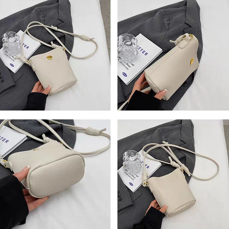 Genuine Leather Luxury Phone Cross body Bag Woman Large Capacity Cowhide Messenger Purse Fashion Casual Custom Name Shoulder Bag