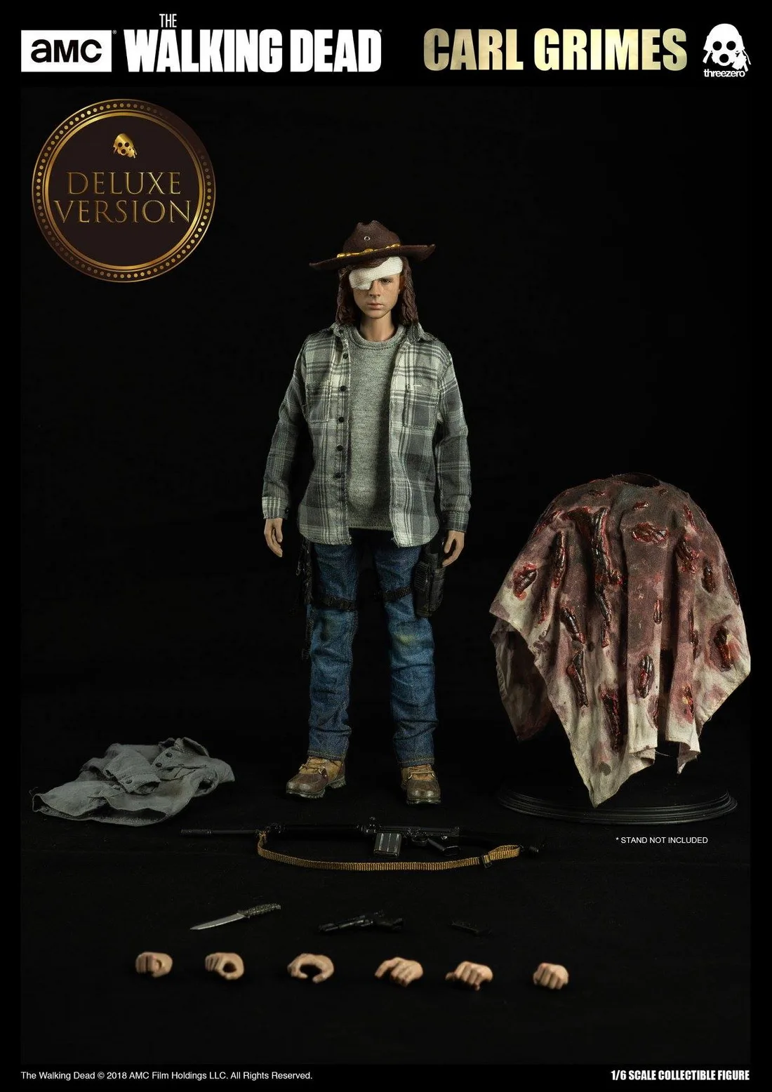 

1/6 3A TOYS 3Z0062 The Walking Dead Carl Grimes Rick Son Deluxe Edition Full set Action Collectible Figure Doll Toy in Stock