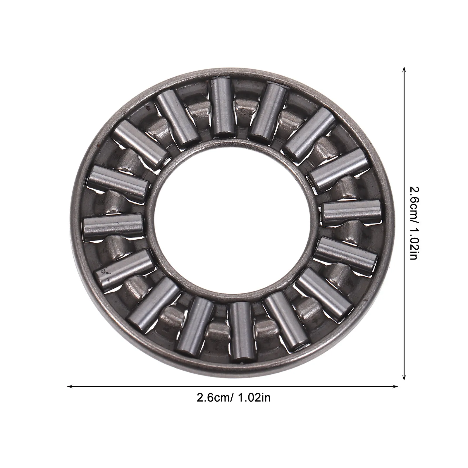 2pcs Flat Roller Bearing Set High Load Axial Thrust Needle Bearings For Industrial Machinery Automotive Transmission Systems - view 3
