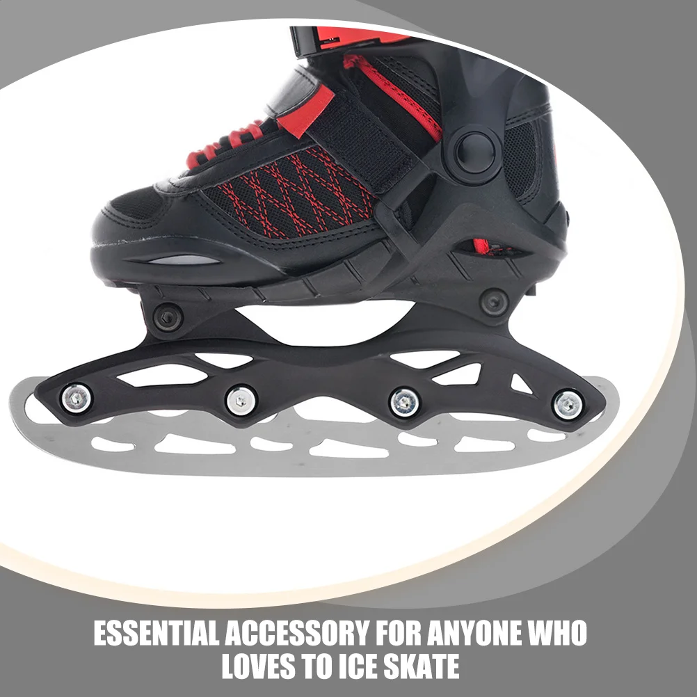

1 Pair Blades Replacement Roller Ice Durable Stainless Steel Blade Outdoor Skating Shoes Part Convenient Skating Necessity Team