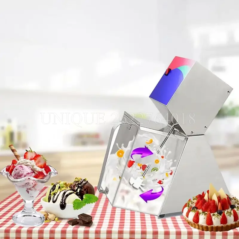 Commercial 1500rpm Electric Fruits Crusher Machine Automatic Popsicle Ice Cream Mixer Blender Smoothie Mixing Machine