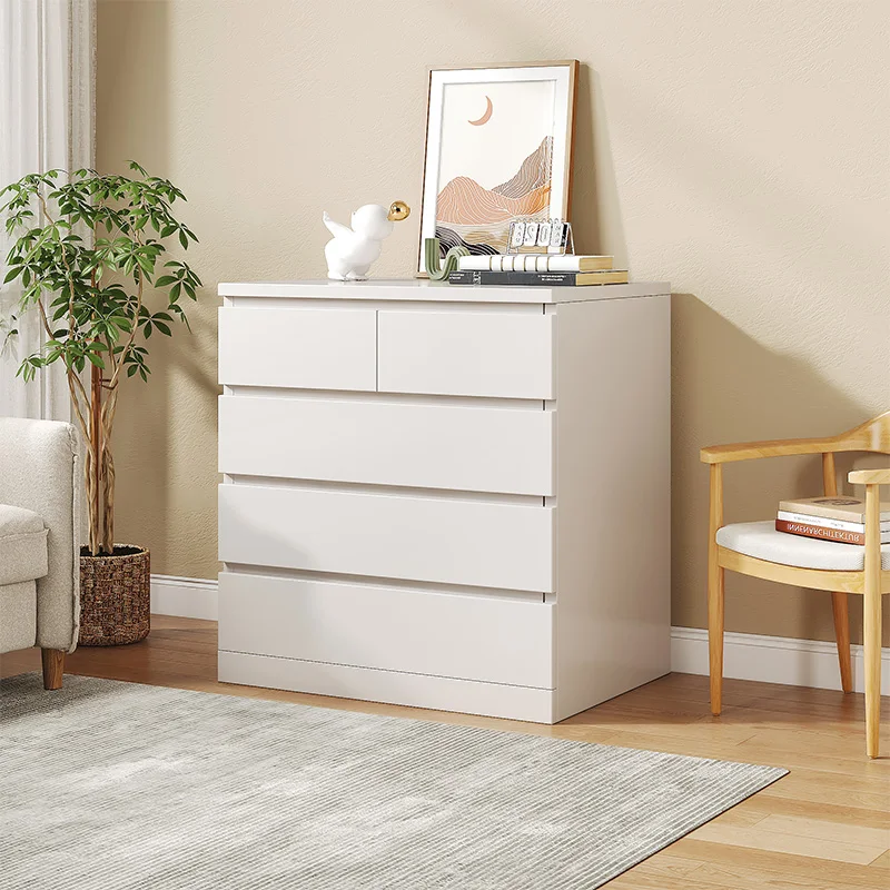 

Cream wind bucket, five bucket storage, simple modern drawer, living room, wall facing storage cabinet