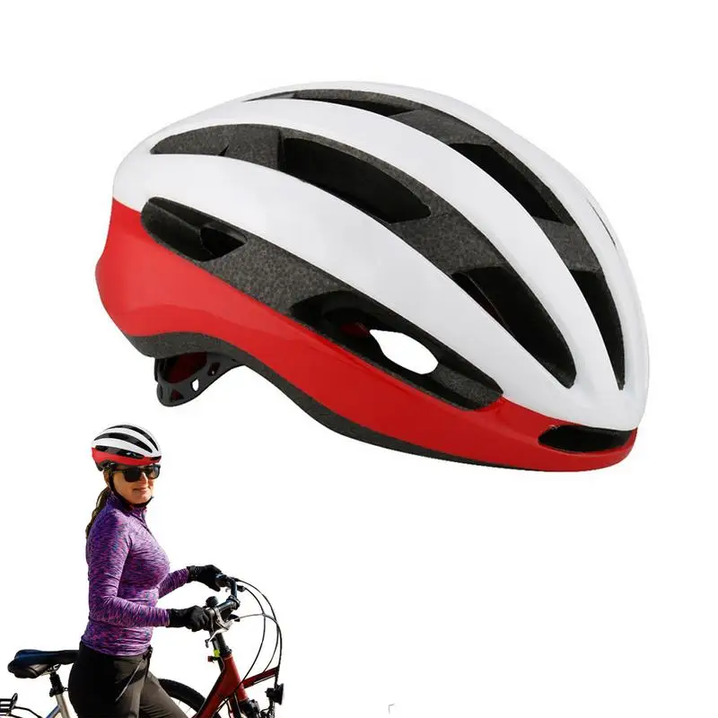 

Road Bike Helmet Lightweight Helmets For Adults Bike With Adjustable Strap Comfortable Bicycle Helmets Protective Ebike Helmet