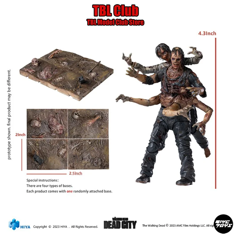

HIYA масштаб 1/18 город смерти король зомби Doomsday симбиотический монстр 3,75 дюйма полный набор фигурку мужской солдат игрушки