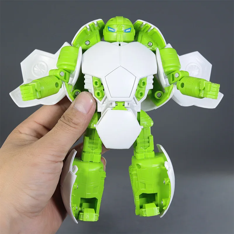 Robot King Kong Transformed Basketball Kokor Jouets de football, Puzzle de dessin animé pour enfants, Rugby Police Model Gift