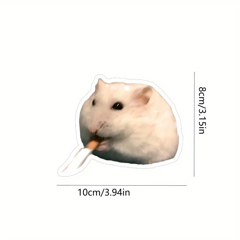 Smoking Hamster Car Scent Hanger - Humorous Daily Design, Mirror Vent Hanging, Lasting Fragrance