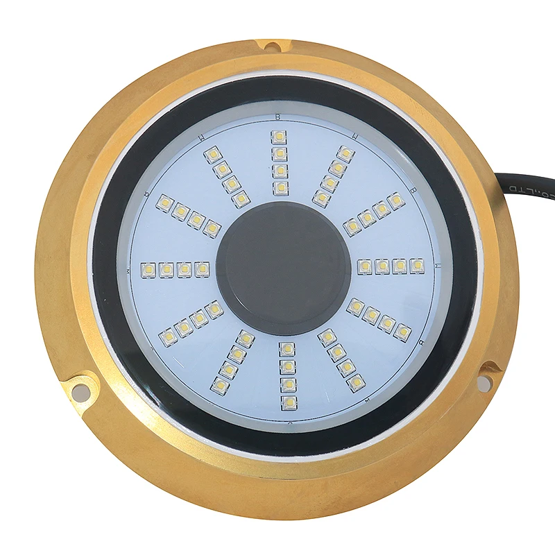 144W New Developed RGBW RGB Bronze Underwater Marine IP68 Boat Yacht Transom LED Underwater Light