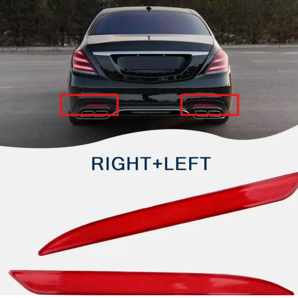Rear Bumper Reflector Light A2228200774 A2228200874 For Mercedes Benz S Class W222 AMG