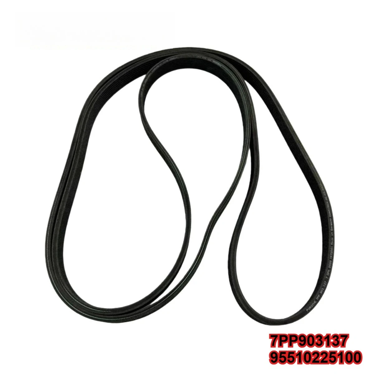

7PP903137 95510225100 V-Belt for Porsche Cayenne Panamera 2007-2010 2010-2016 2011-2018