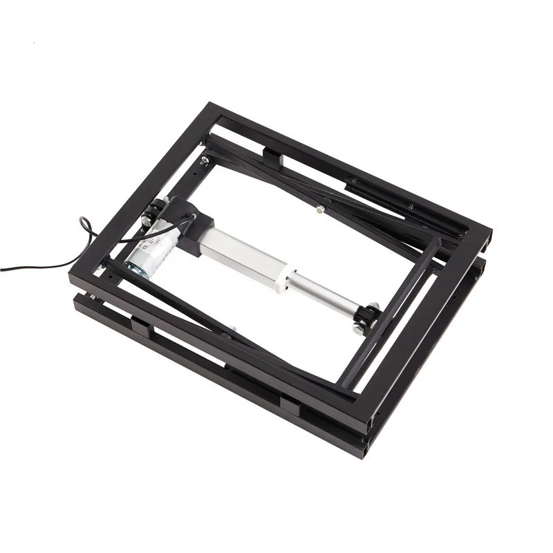 Smart Electric Lift Coffee Table Frame - 24V/1A, Scissor Lift Design, 335mm Max Height for Kung Fu Tea