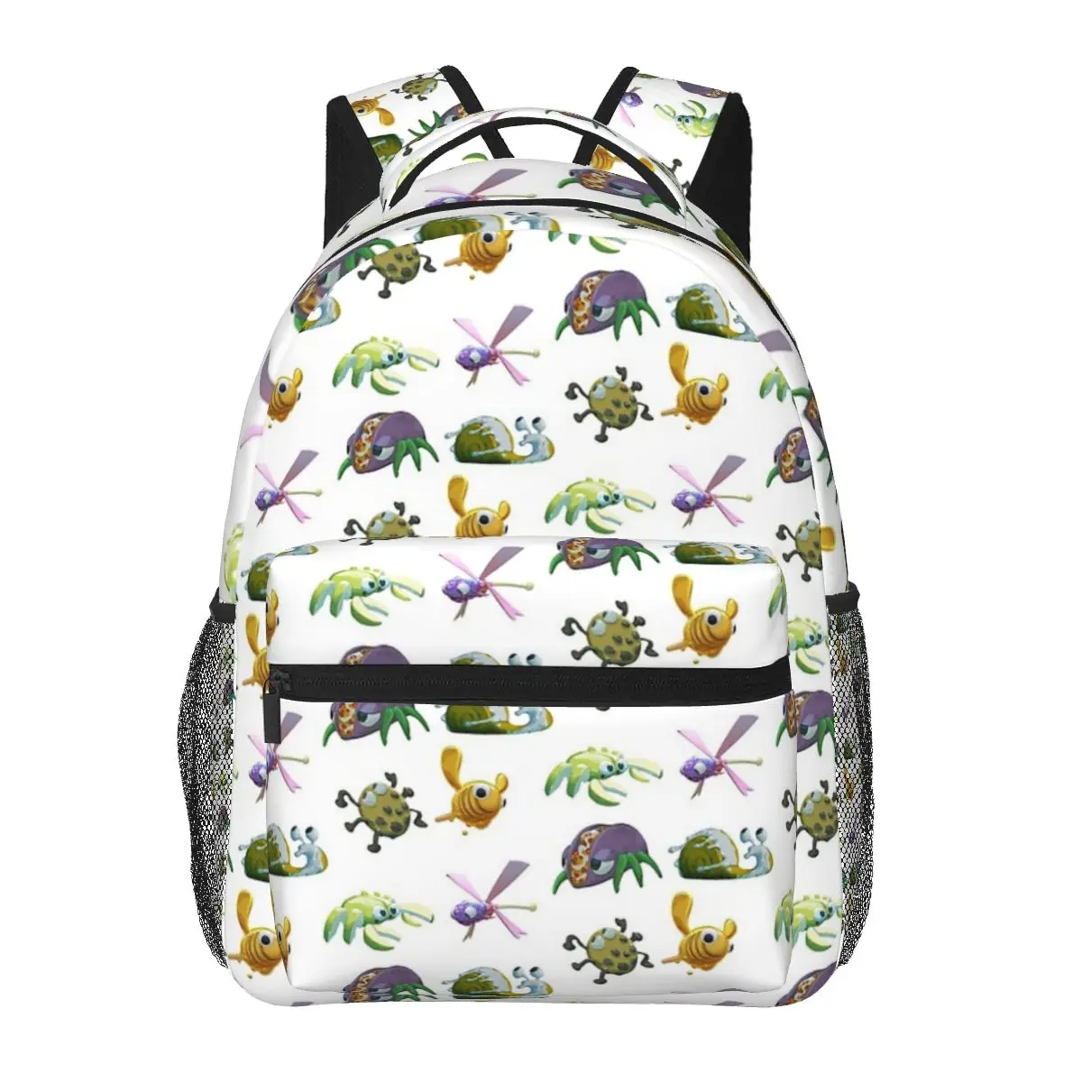 Bugsnax Sticker Pack Backpacks Boys Girls Bookbag Students School Bags Cartoon Laptop Rucksack Shoulder Bag Large Capacity