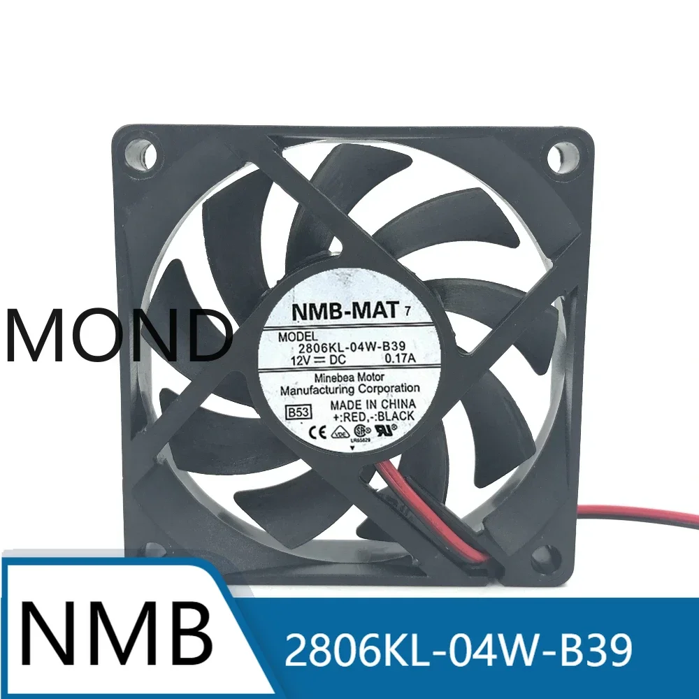 

NMB 2806KL-04W-B39 Server Fan NMB-MAT Silent Chassis Computer Radiator CPU Power Supply Inverter Cooling Fan DC12V 6025 7CM New