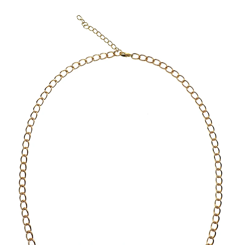 Large Statement Abstract Tribal Boho Round Flower Medallion Matte Gold Pendant on Long Gold Chain Necklace Lagenlook 34\