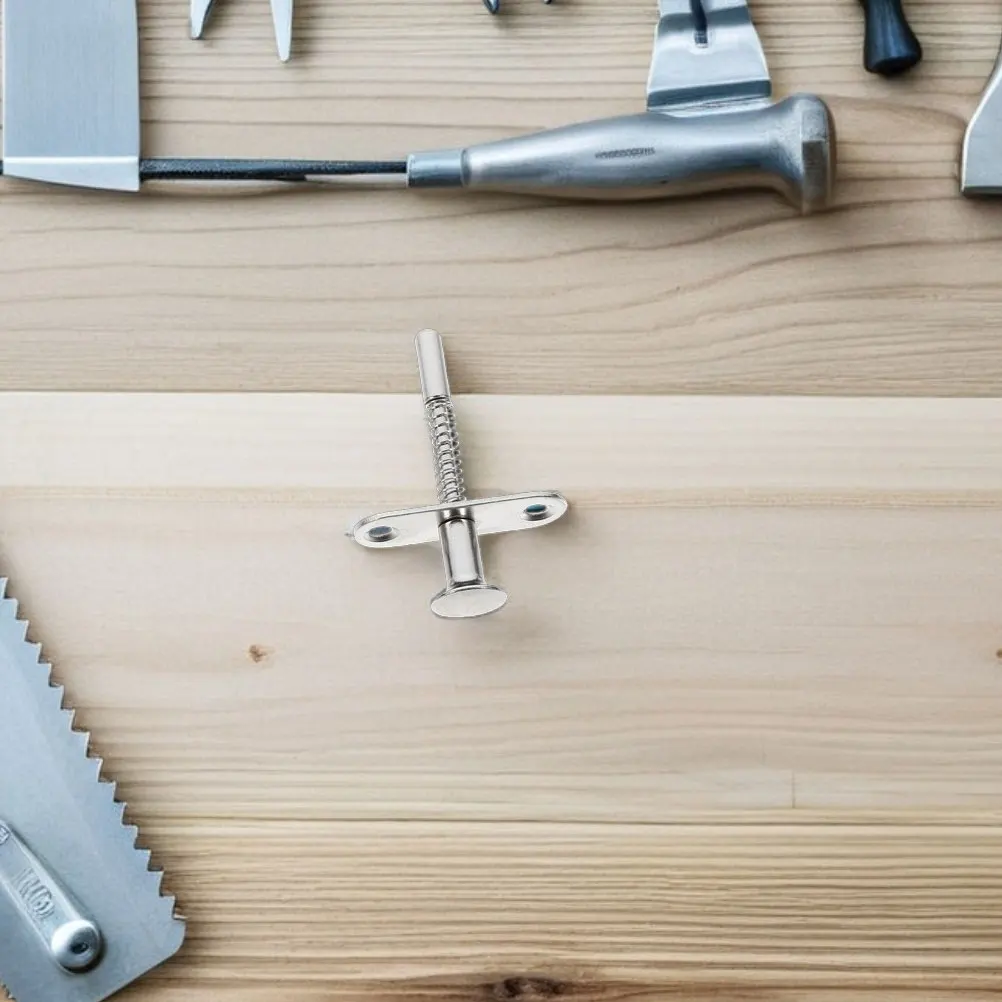 

2pcs Stainless Steel Spring Latch Bed Hardware Accessories Precision Locking Pin Secure Mechanism Universal Compatibility Easy