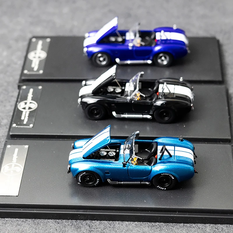 Fine Works 1:64 Shelby 427 COBRA Legering Auto Diecasts & Toy Vehicles Auto Model Miniatuur Schaalmodel Auto Voor Kinderen
