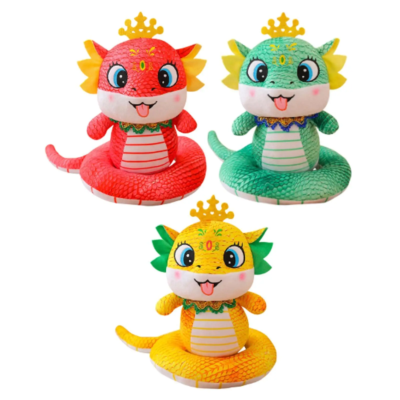 Chinees Nieuwjaar Slang Knuffel Slang Pop Speelgoed voor Slaapzaal Huishouden