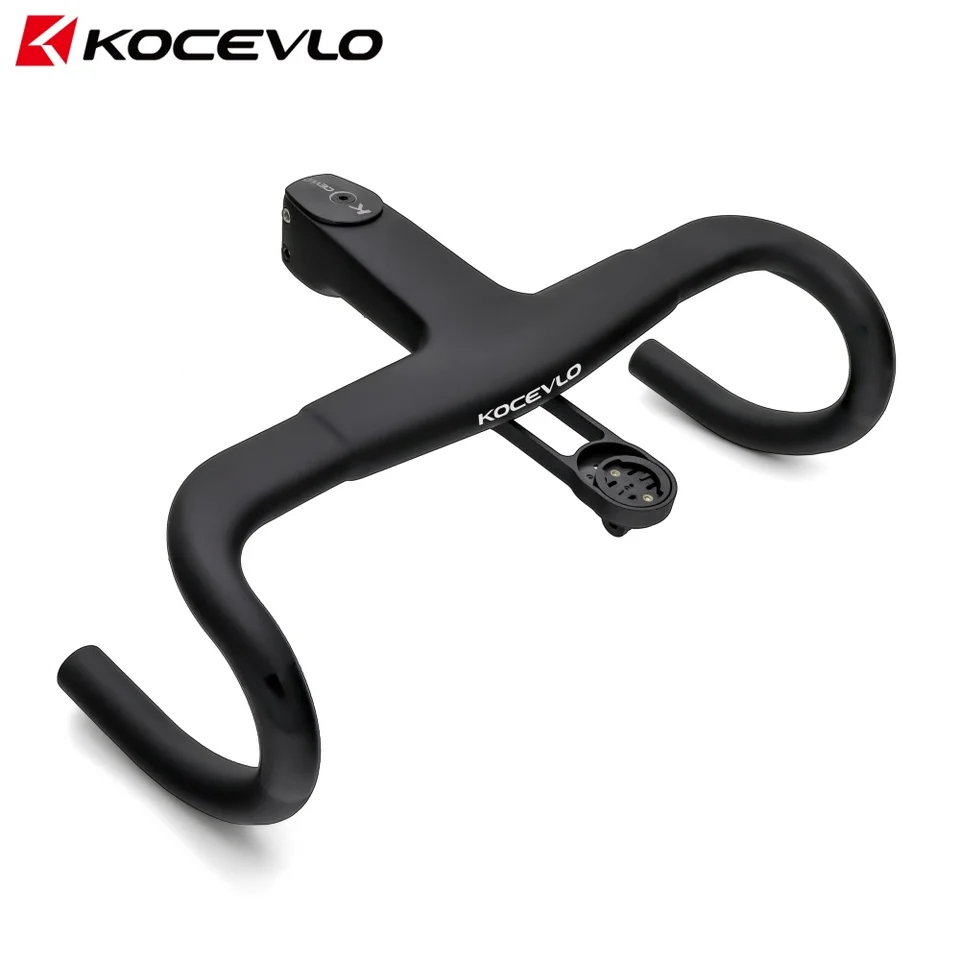 KOCEVLO H11 Carbon Road Handlebar With Stem 28.6/31.8mm Integrated