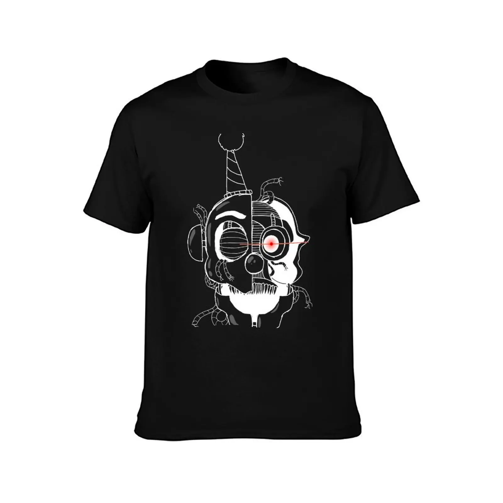 Ennard (Transparent) T-Shirt Summer Casual Cotton Tee Oversized Streetwear Tops Vintage Graphic Print Loose Fit Short Sleeve