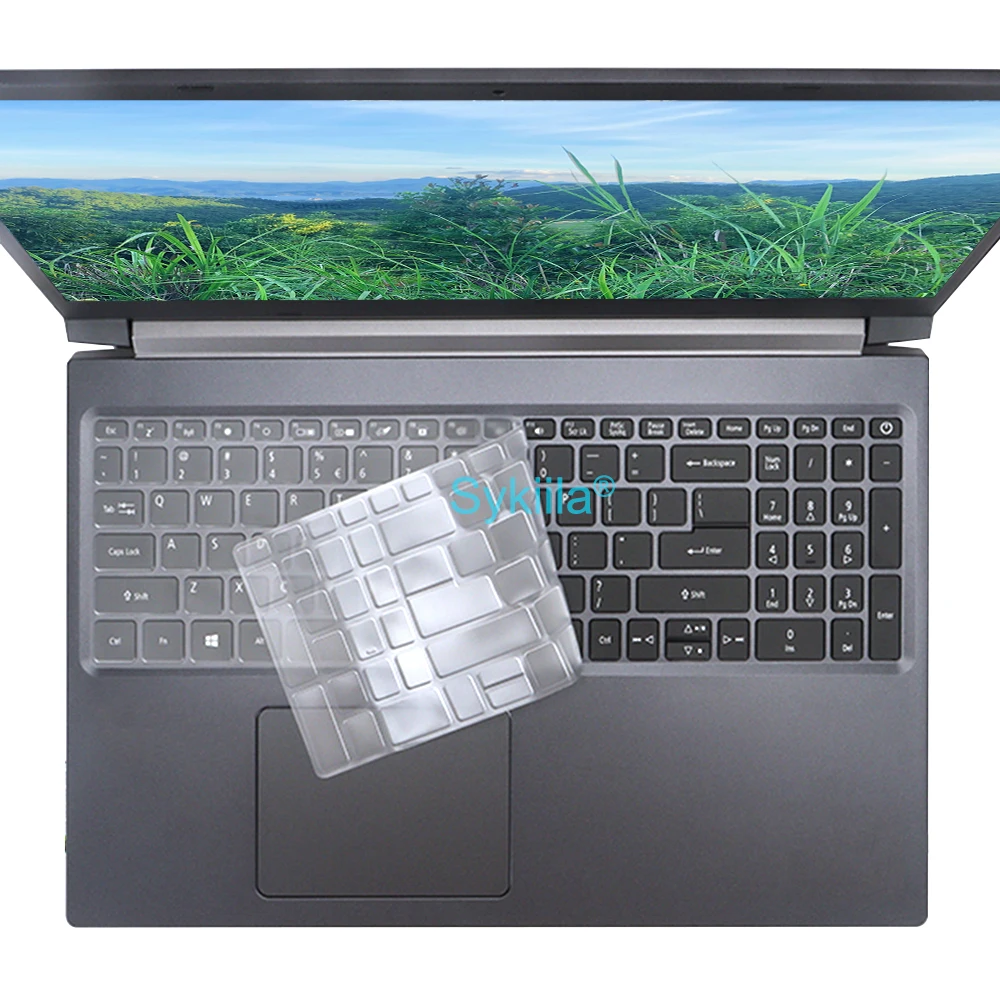 Copertura della tastiera per Acer Aspire 3 5 6 7 1 Vero A315 A515 A715 A115 A615 AV15 E1 E5 ES1 Protezione in silicone Custodia protettiva in pelle Accessorio 15