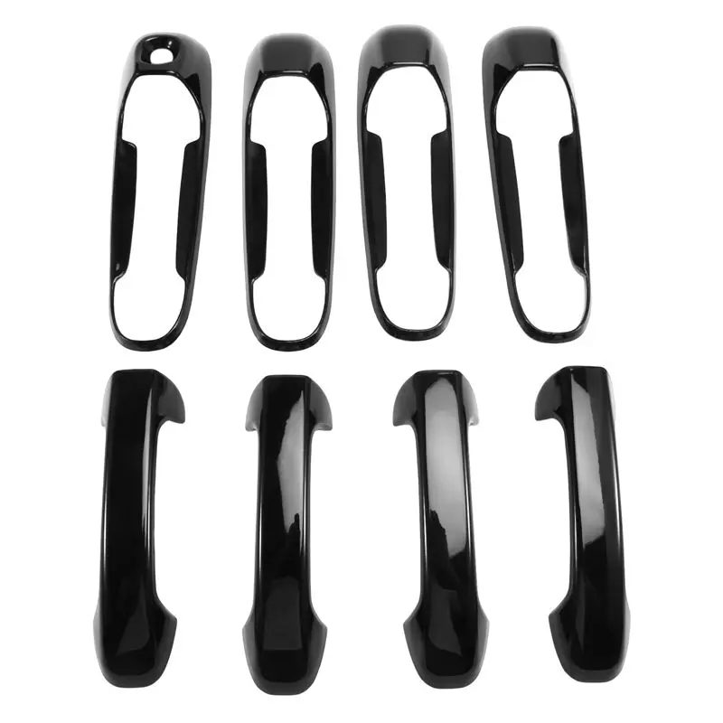 A66P-غطاء مقبض باب السيارة مقبض الباب الخارجي الكسوة ل دودج رام 1500 2017-2010